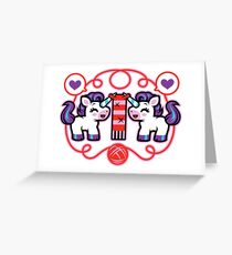 The Unicorn- Nature's Mystical Knitter Greeting Card