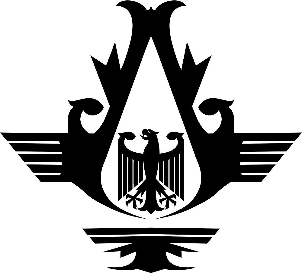 "German assassin's creed logo" by wolffman  Redbubble