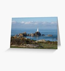 'La Corbière' lighthouse, Jersey, Channel islands Greeting Card