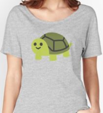 EMOJI TURTLE Women's Relaxed Fit T-Shirt