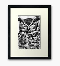 WHO ! Framed Print
