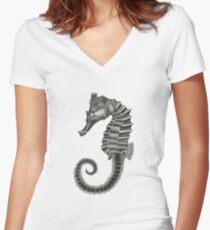 Seahorse Women's Fitted V-Neck T-Shirt
