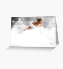 White Greeting Card