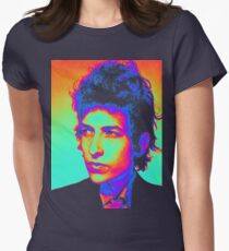 Bob Dylan Psychedelic Women's Fitted T-Shirt