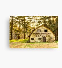 Mirrormont Stables Fades Away Canvas Print