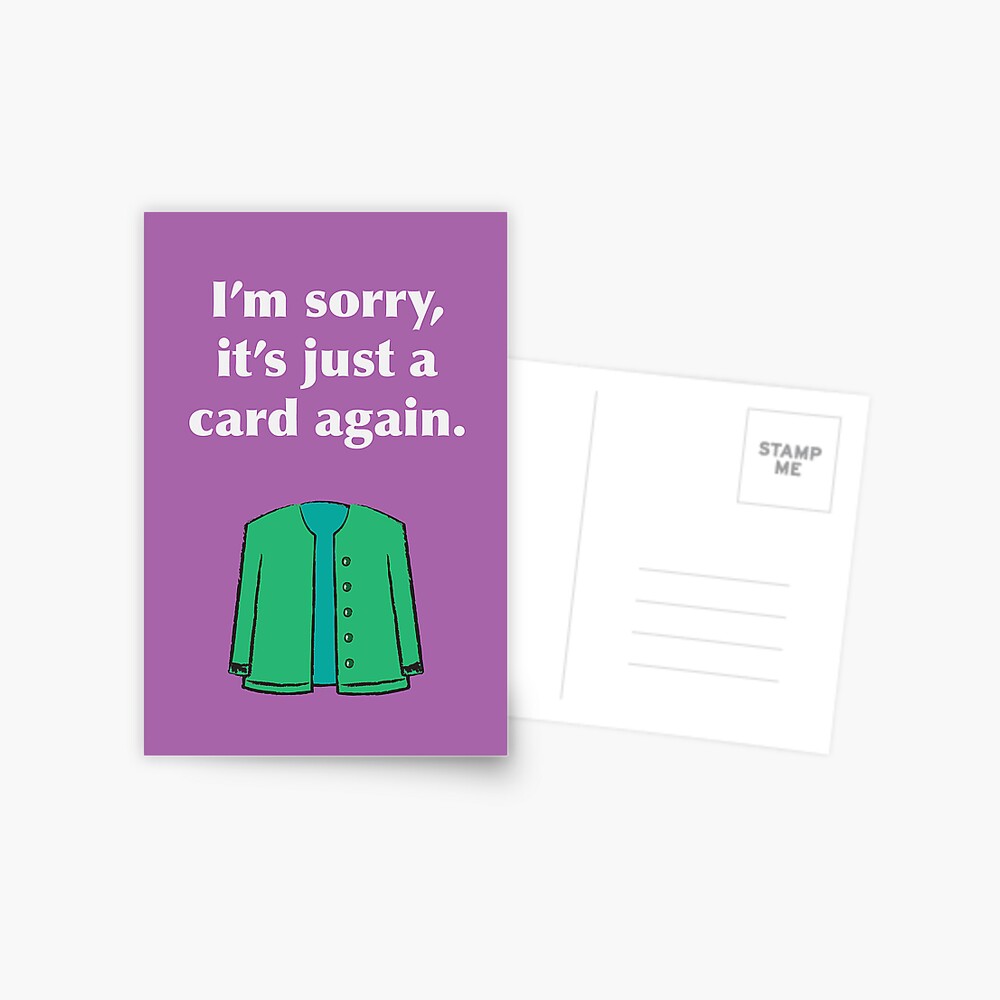 Card Again Postcard
