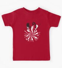Zuckerstange-Kinder (auf Rot) Kinder T-Shirt