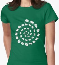 Elephant Dance Women's Fitted T-Shirt