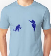 Monkey Kung Fu with Knife Unisex T-Shirt