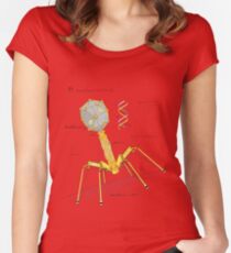 Camiseta entallada de cuello redondo Mechanovirus T1