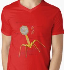 T1 Mechanovirus Men's V-Neck T-Shirt