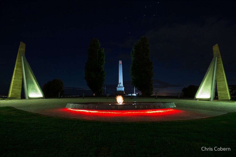 "Cenotaph, Hobart Tasmania" by Chris Cobern Redbubble