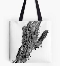 bionic forest hand Tote Bag
