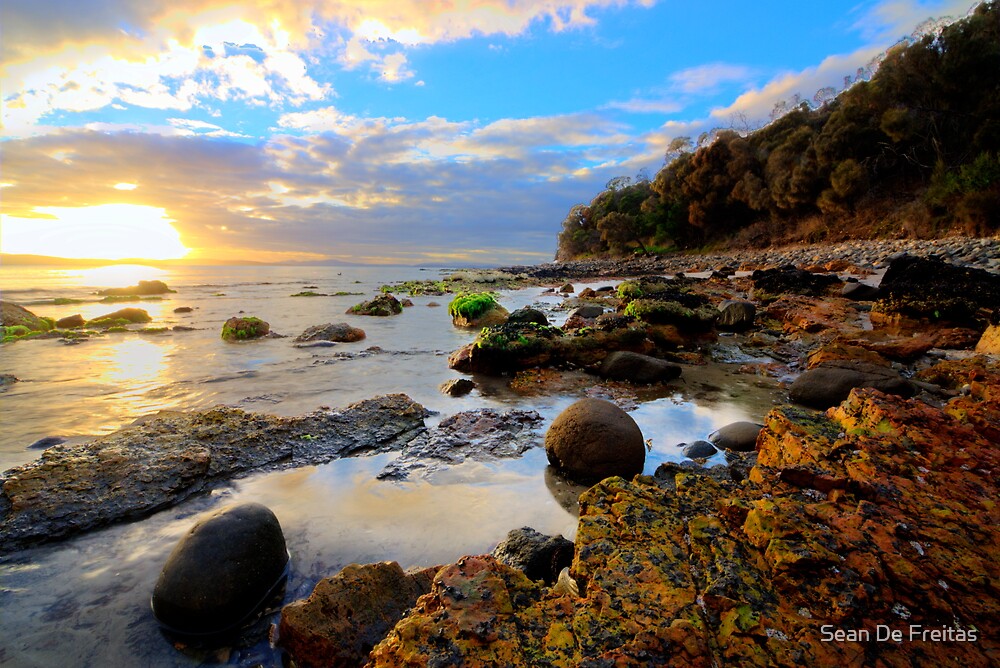 "7 Mile Beach Headland Tasmania, Australia (HDR)" by Sean De Freitas