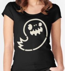 Ghost Boy Stencil Women's Fitted Scoop T-Shirt