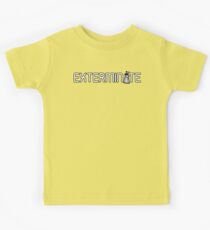 Exterminate (White Variant) Kids Tee