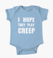 Body de manga corta Espero que jueguen CREEP- White
