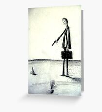 business is murder Greeting Card