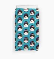 Hockey penguin Duvet Cover