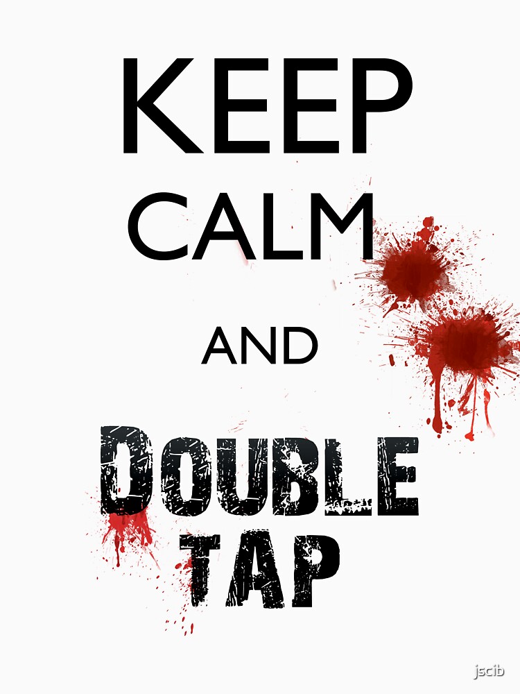 rule-no-2-double-tap-t-shirt-by-jscib-redbubble