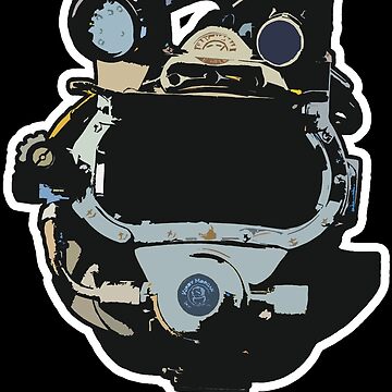 Kirby Morgan Dive Helmet Decal for Car Truck JEEP 