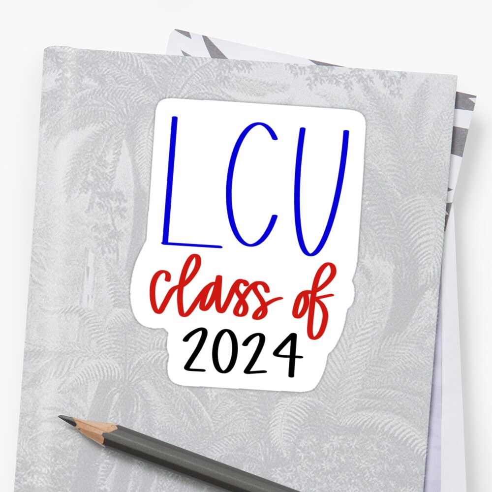 "LCU Class of 2025" Sticker by katiedee Redbubble