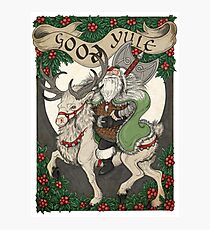 Nordic Santa - Green Photographic Print