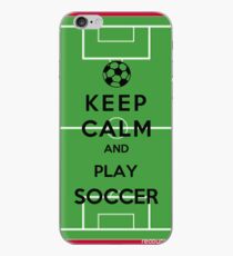 Keep Calm And Play Soccer iPhone Case