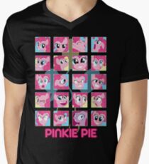 The Many Faces of Pinkie Pie Men's V-Neck T-Shirt