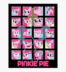 The Many Faces of Pinkie Pie Photographic Print