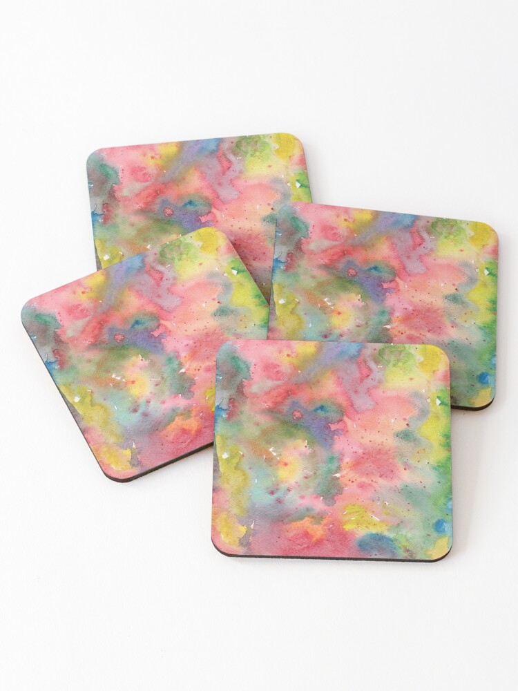 colorful coasters