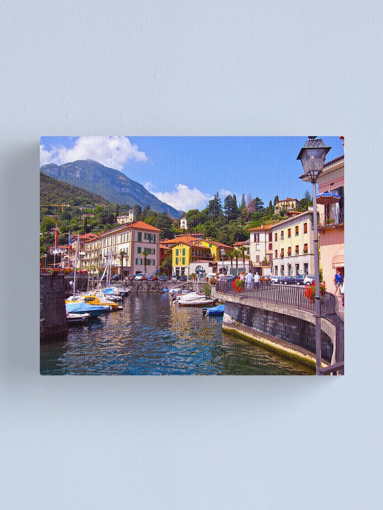 Town Of Menaggio Lake Como Italy Canvas Print By Alexandrazloto