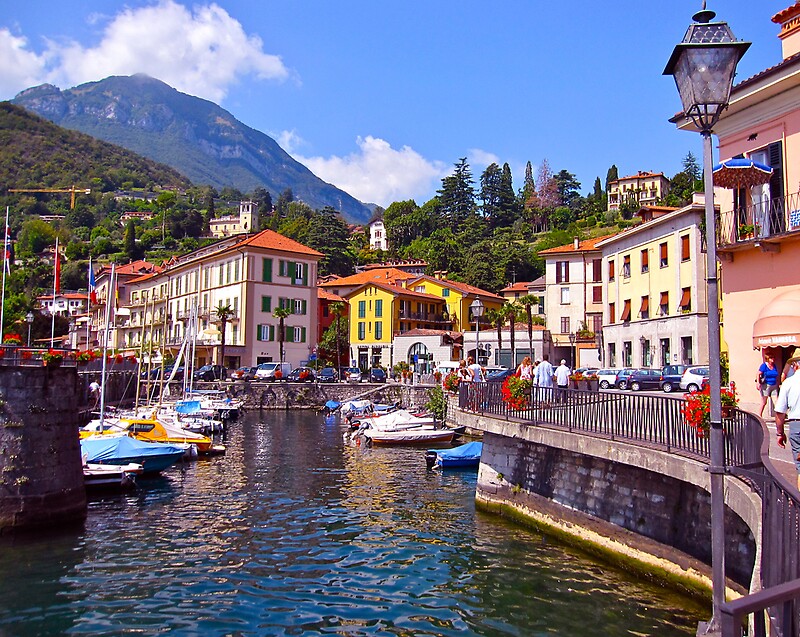 ""Town Of Menaggio" Lake Como, Italy" by AlexandraZloto Redbubble