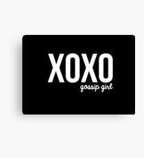 XOXO- gossip girl Canvas Print