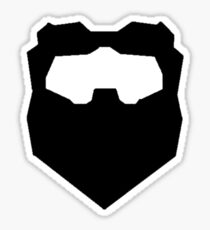 Troy & Abed Evil Moustache Sticker