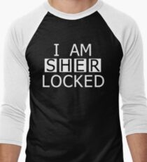 I AM SHER-LOCKED Men's Baseball ¾ T-Shirt