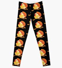 (NEW) Turkey bird running Leggings