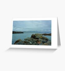 Manipulated Monoliths Greeting Card