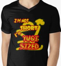 I'm not short, I'm Yugi Sized! Men's V-Neck T-Shirt