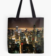 Chicago Building Lights Tote Bag