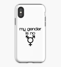 my gender is no iPhone Case