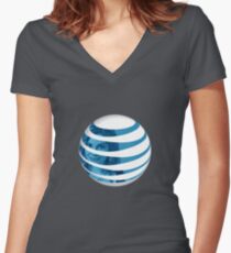 The AT&T of People Women's Fitted V-Neck T-Shirt