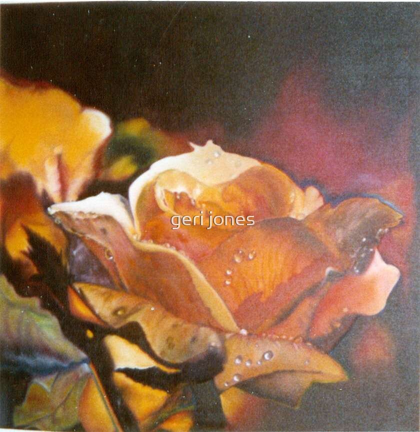 Fire And Ice Roses Oils On Canvas By Geri Jones Redbubble