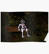 park bench Poster