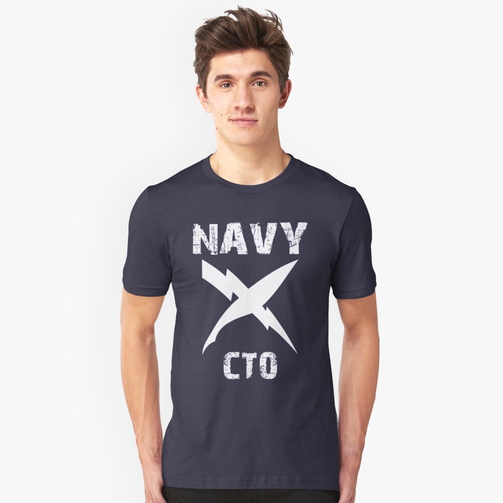 "US Navy CTO Insignia White" Tshirt by courson Redbubble