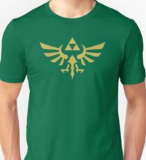 The Legend of Zelda Royal Crest (gold) Unisex T-Shirt
