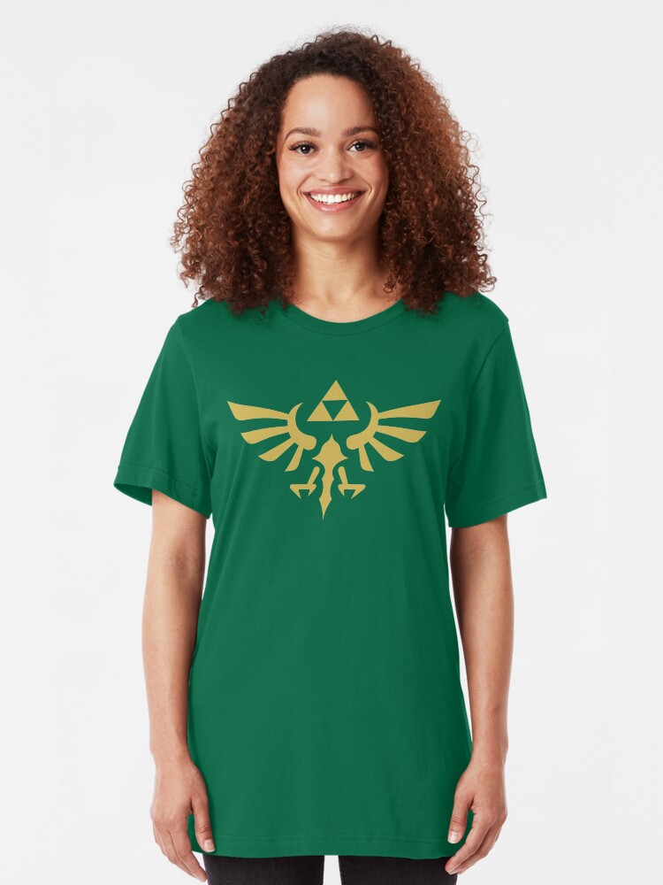 Alternate view of The Legend of Zelda Royal Crest (gold) Slim Fit T-Shirt