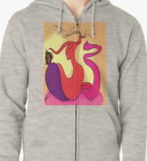 Wholy Cow Girl Zipped Hoodie