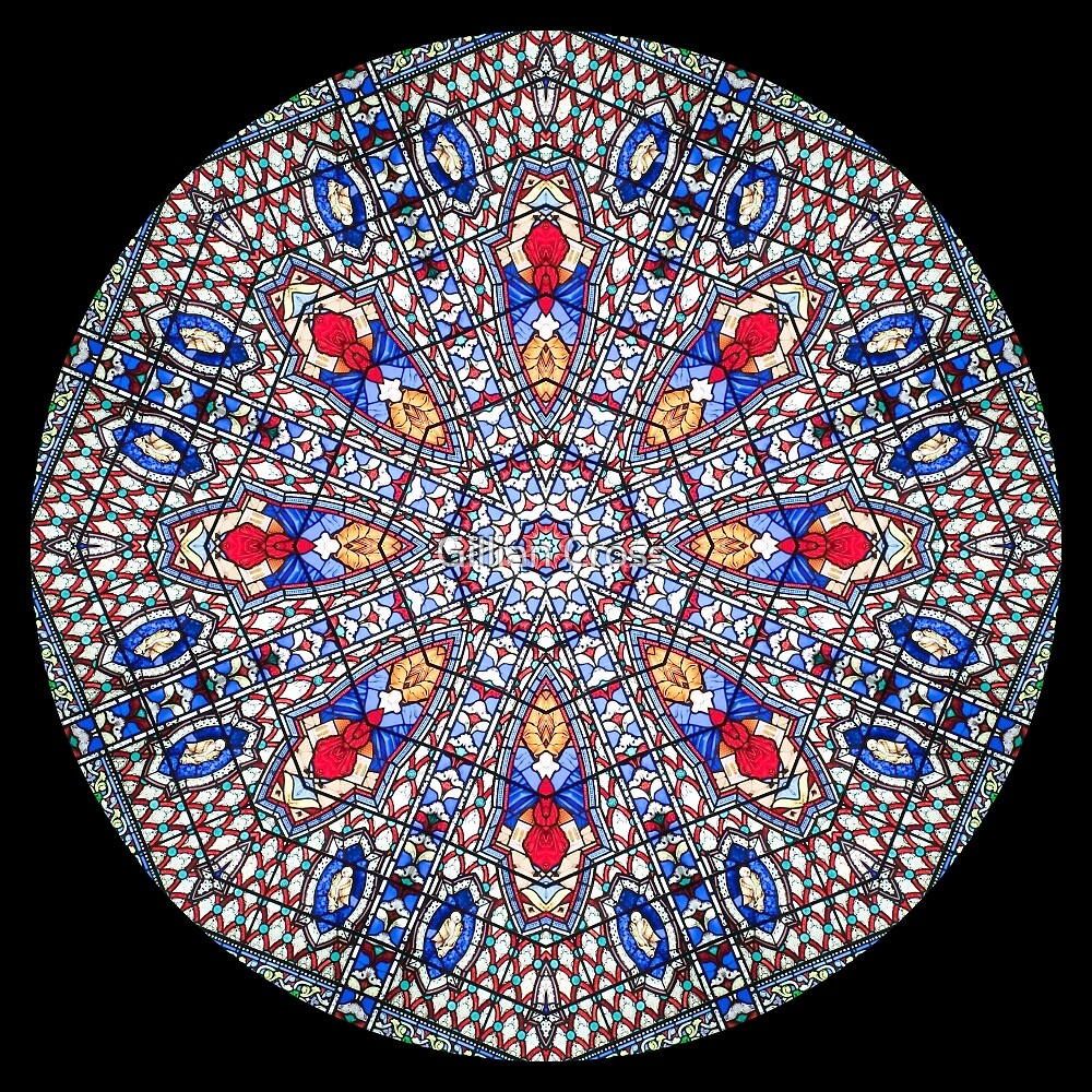 handmade stained glass kaleidoscope