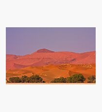 Dunes layered in pastel Photographic Print